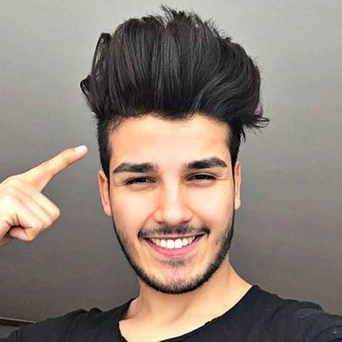 Brushed Up Undercut Hair Cut for Boys 2018