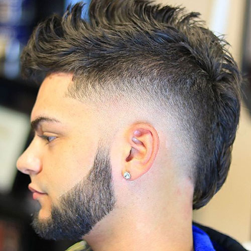 Mohawk With Fade Hair Cut for Boys 2018
