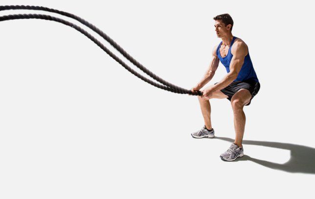 Battling Ropes Burn More Fat Than Running