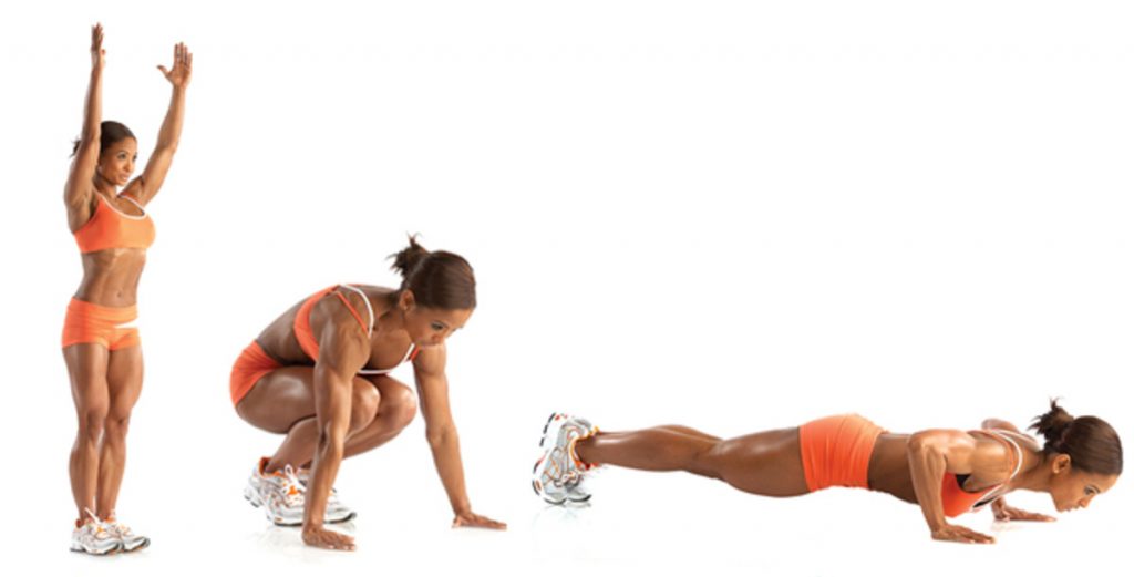 Burpees best exercise to burn fat and lose weight