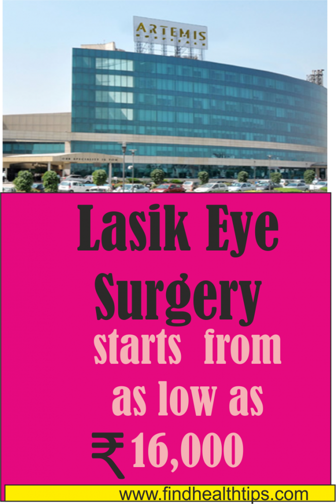 lasik eye surgery cost artemis hospital Delhi