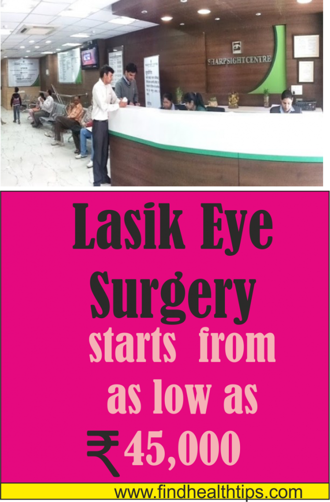 lasik eye surgery cost Sharp Sight Private Clinic Delhi
