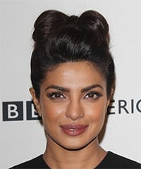 Priyanka Chopra in Dusky Twist Bun Priyanka Chopra in Dusky Twist Bun - Hairstyle Priyanka Chopra Hairstyles Popular