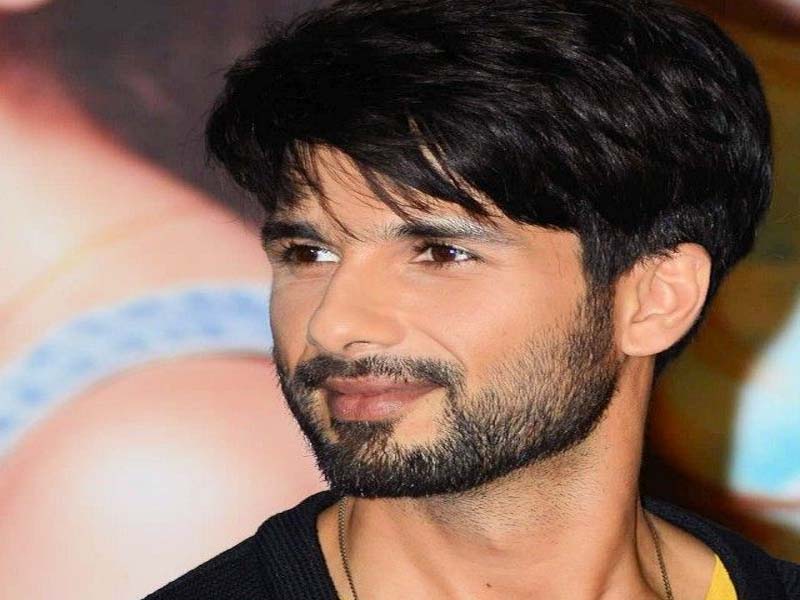 Shahid Kapoor in black shrug showing off his short bangs Hairstyle - shahid kapoor hairstyles images