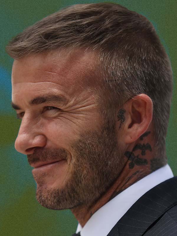 David Beckam Short Hair