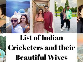 List of Indian Cricketers and their Beautiful Wives