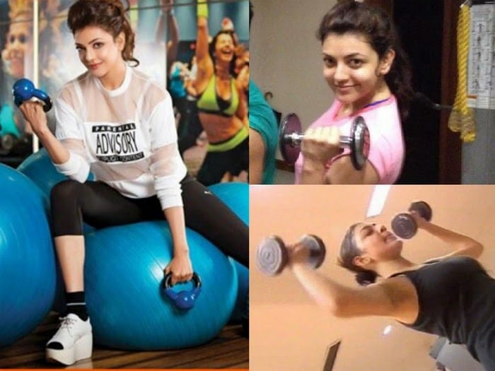 Kajal Aggarwal Raises her fitness game