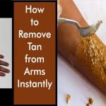 Remove Tan from Arms