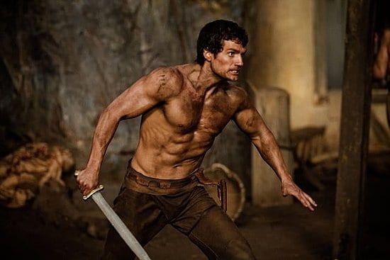 Henry cavil bicep workout video