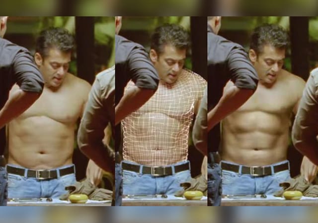 Does Salman Khan has a FAKE Six Pack Abs?