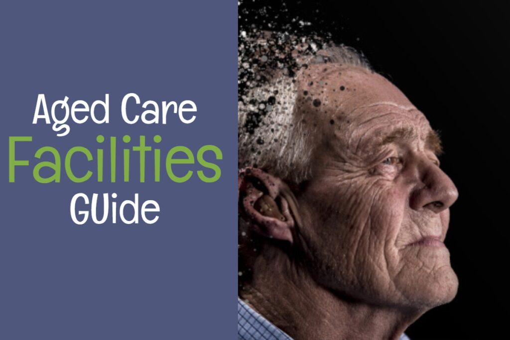 Aged Care Facilities - photo of old man with effect of tearing apart