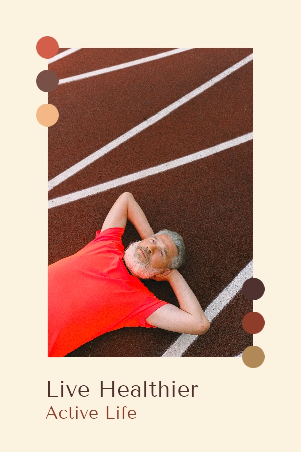 8 Tips to Help Control Male Urinary Incontinence 3 Live healthier active life - an old man lying down on racing track