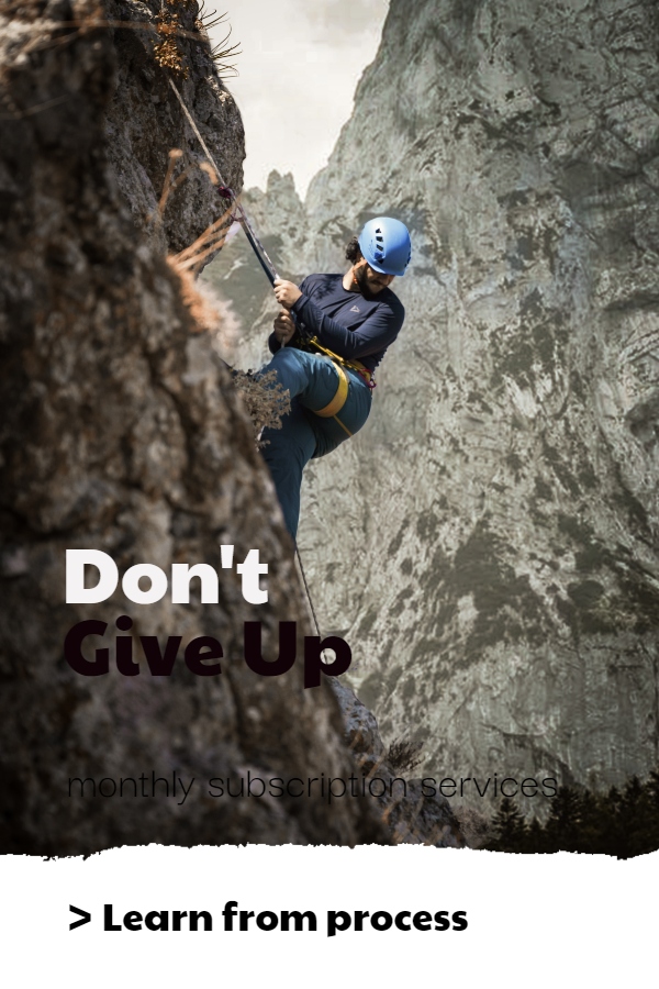 How to Motivate Yourself to Reach Your Health Goals 6 Never give up attitude - a guy is trying to climb the hill