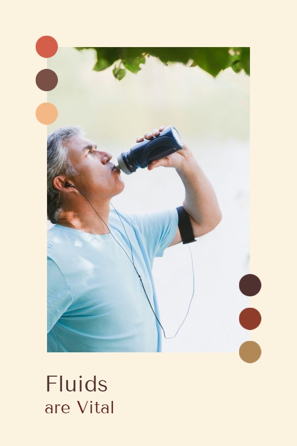 8 Tips to Help Control Male Urinary Incontinence 1 Manage your fluids intake - an old man drinking fluid