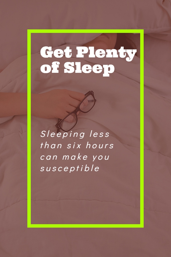 Yes, You Really Can Boost Your Immune System -- Naturally 1 Manage your stress - fact of sleeping