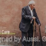 my aged care - australian government - Two senior citizens greeting each other