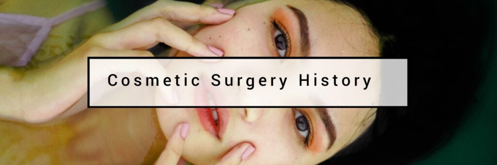 cosmetic surgery history