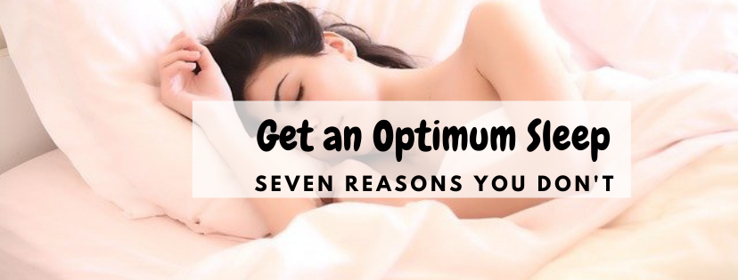 optimum sleep - woman is sleeping on her bed