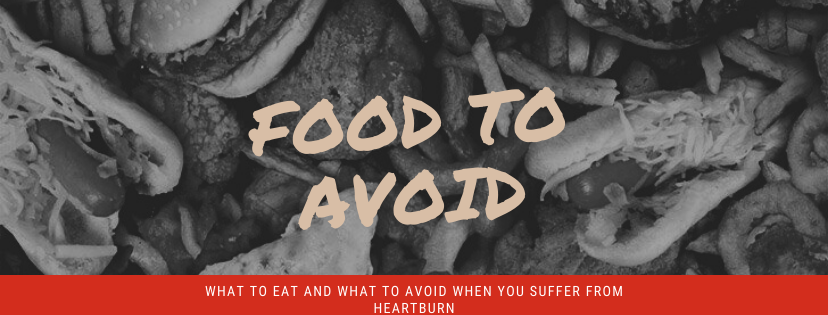 food to avoid the heartburn | illustrator graphic