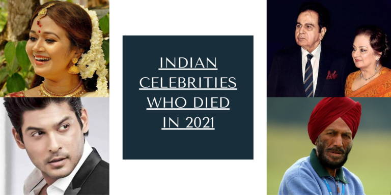 Indian Celebrities who died in 2021