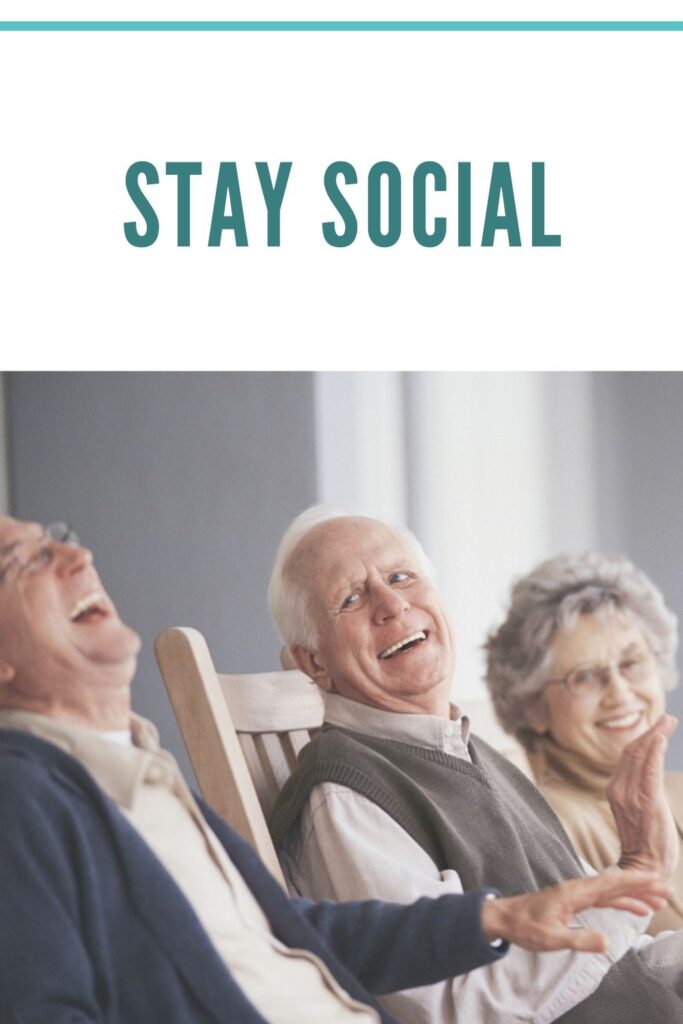 Seniors are sitting and laughing together - Tips for Senior Health