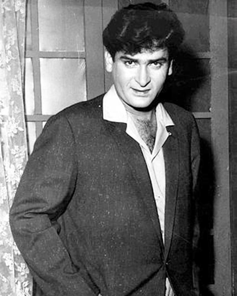 Smiling Shammi Kapoor Posing for Camera - most handsome actors of bollywood