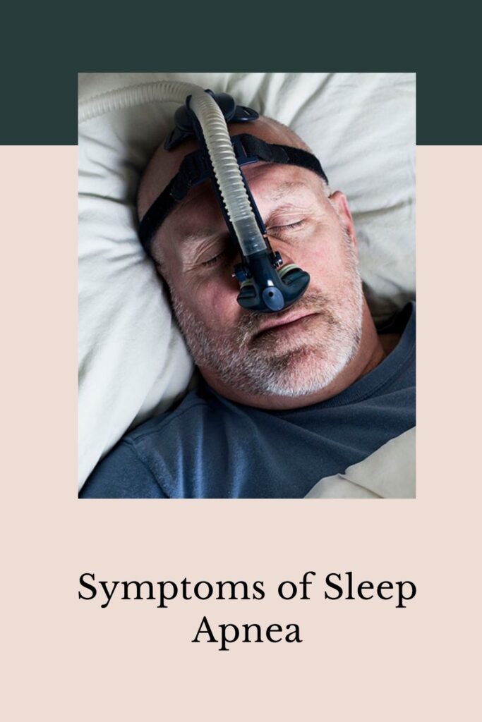 A man is sleeping with some instruments A man is sleeping with some instruments - Symptoms of Sleep Apnea