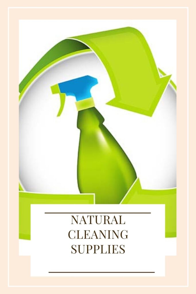 Natural eco friendly cleaning supplies - cleaning supplies