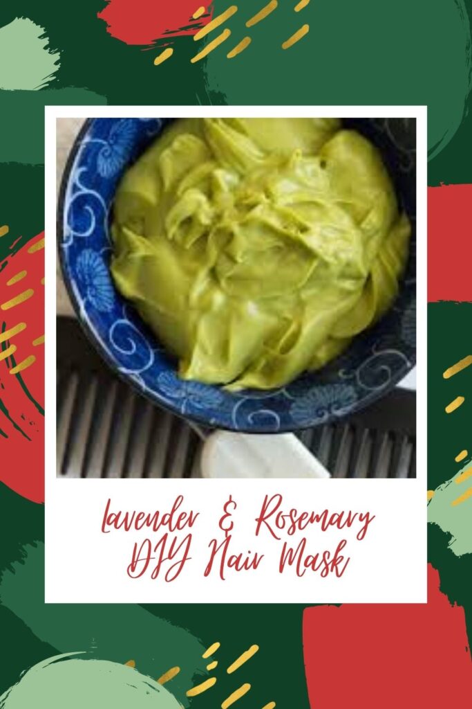 Lavender & Rosemary paste in blue bowl Lavender & Rosemary paste in blue bowl - best homemade hair mask for hair growth