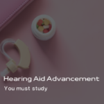 bowl with hearing aid meditation lying down on pink floor | hearing aid advancement