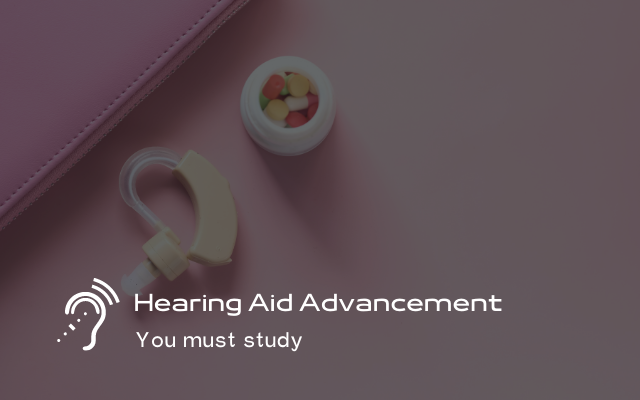 bowl with hearing aid meditation lying down on pink floor | hearing aid advancement