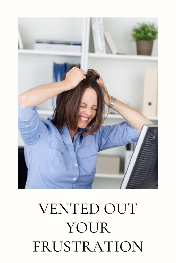 a frustrated lady plucking her hair - Get Rid of Frustration