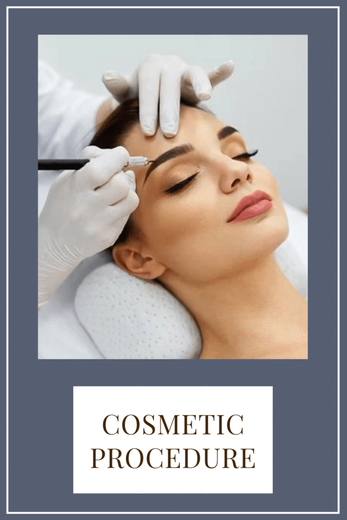 A girl is is going through a cosmetic procedure - Cosmetic Treatments