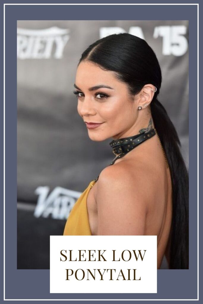 A girl in yellow back less dress showing the side view of her sleek ponytail A girl in yellow back less dress showing the side view of her sleek ponytail - hairstyles for Oblong face 2022