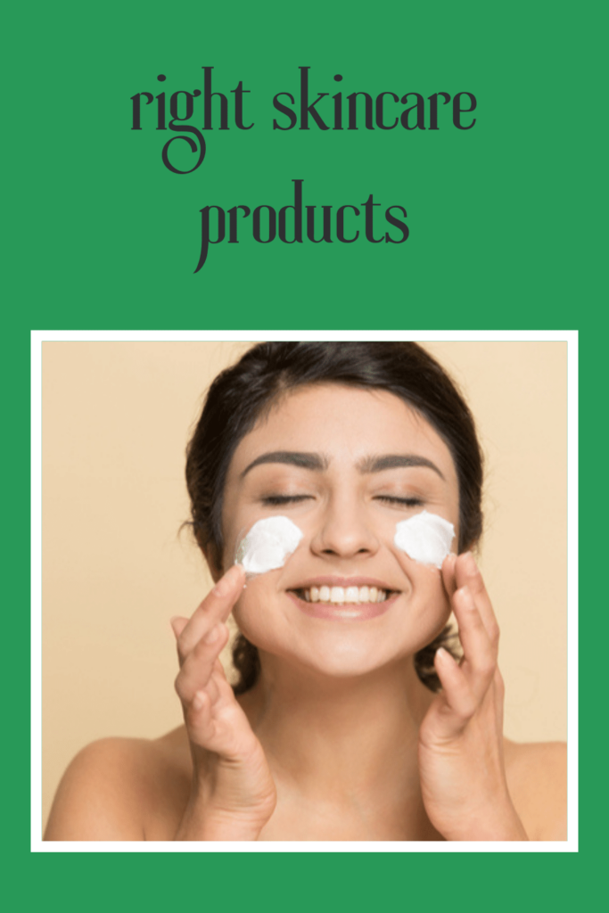 A girl is applying skin care products on her face - skin redness