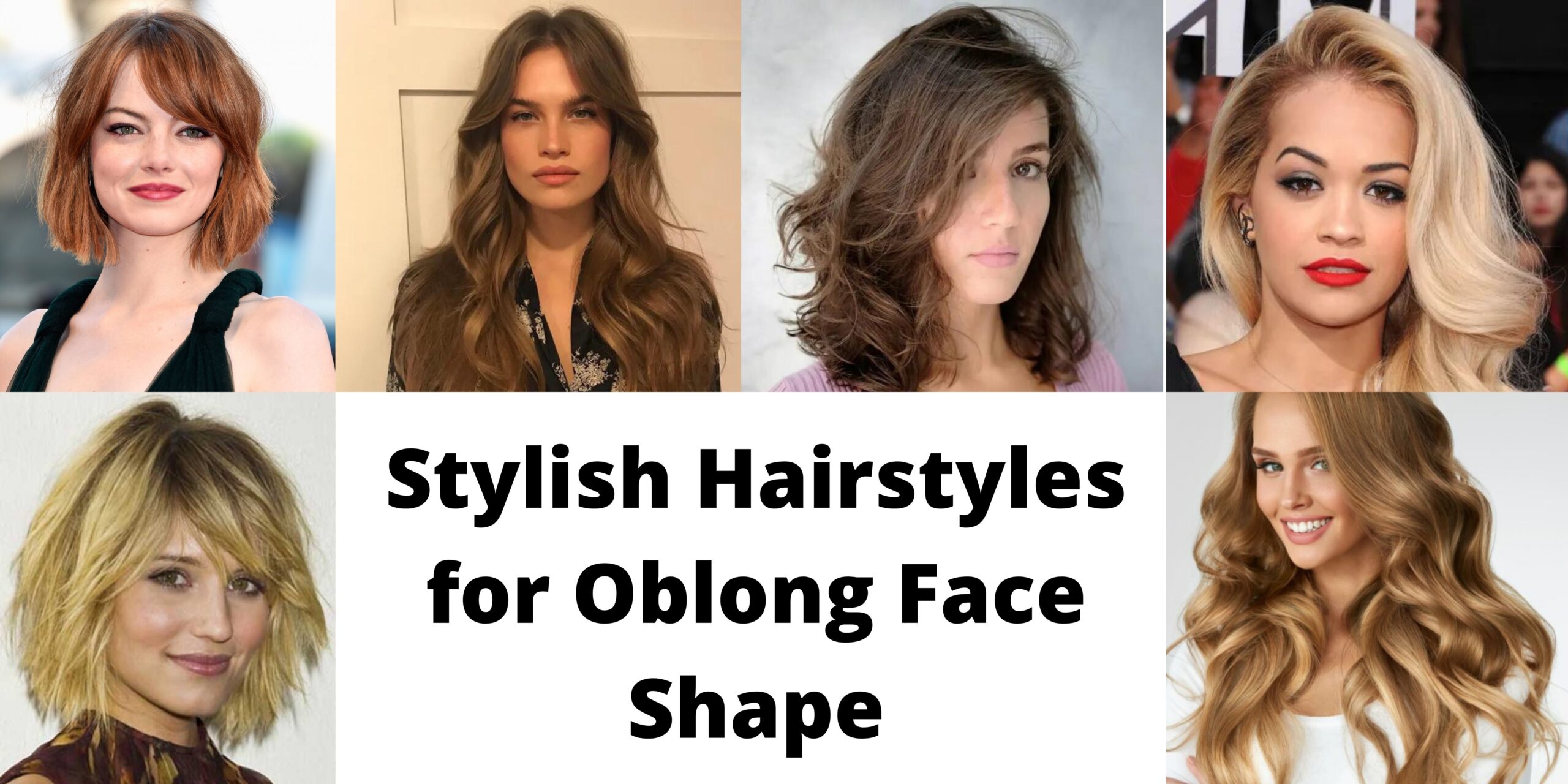 Stylish Hairstyles for Oblong face shape