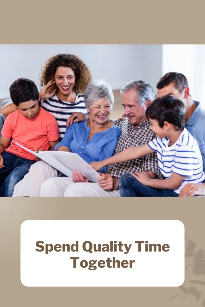 A family is spending time together - Pamper Your Elderly Loved Ones