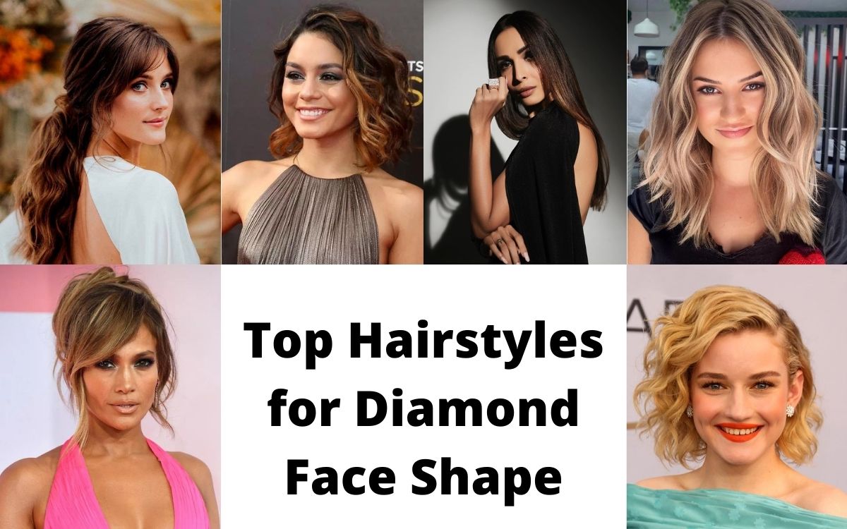 Best Haircut for Diamond Shaped Face  For Short Medium  Long Hair  POPxo