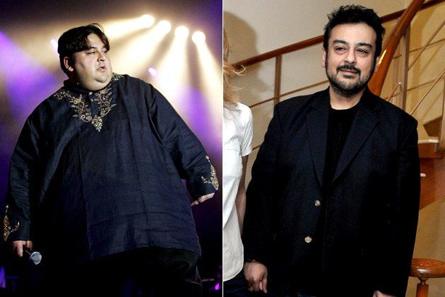 Adnan Sami before and after pics of weight loss - Adnan Sami weight loss journey