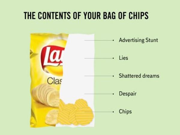 A packet of chips - fitness memes