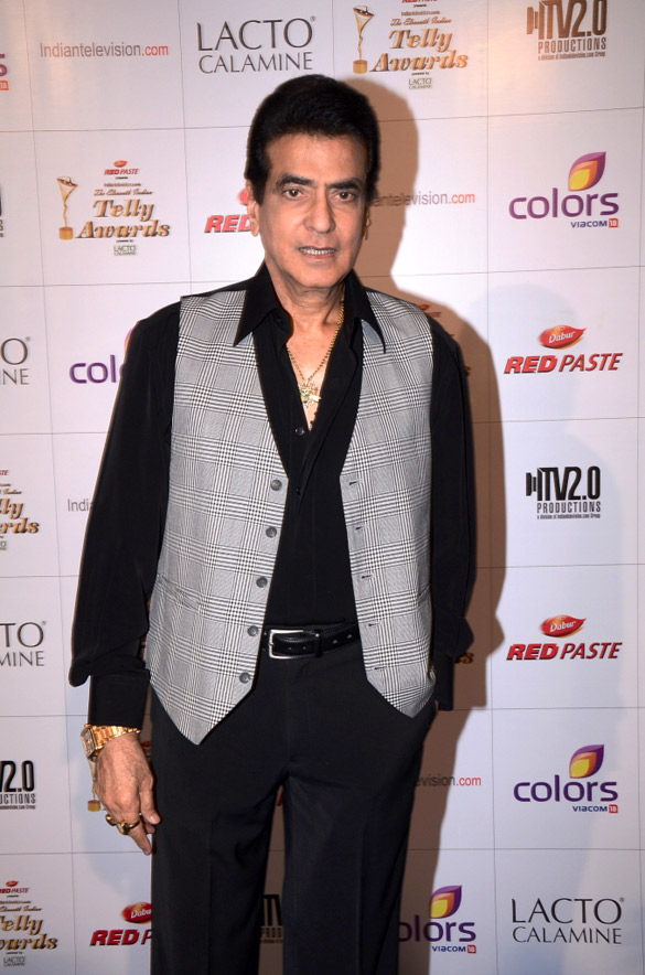 Jitendra in black shirt and trouser with grey check front open waist coat - indian celebrities with diabetes