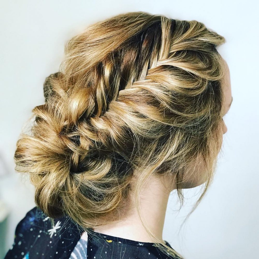 Women showing the side view of her Undone Updos - women's trendy hairstyles