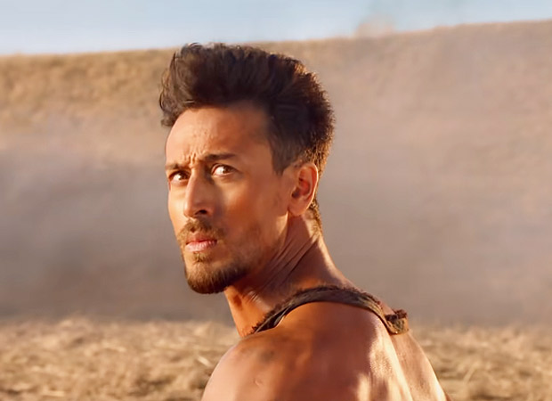 Shirtless Tiger Shroff in Baaghi 3 hairstyle - tiger shroff hairstyle back side