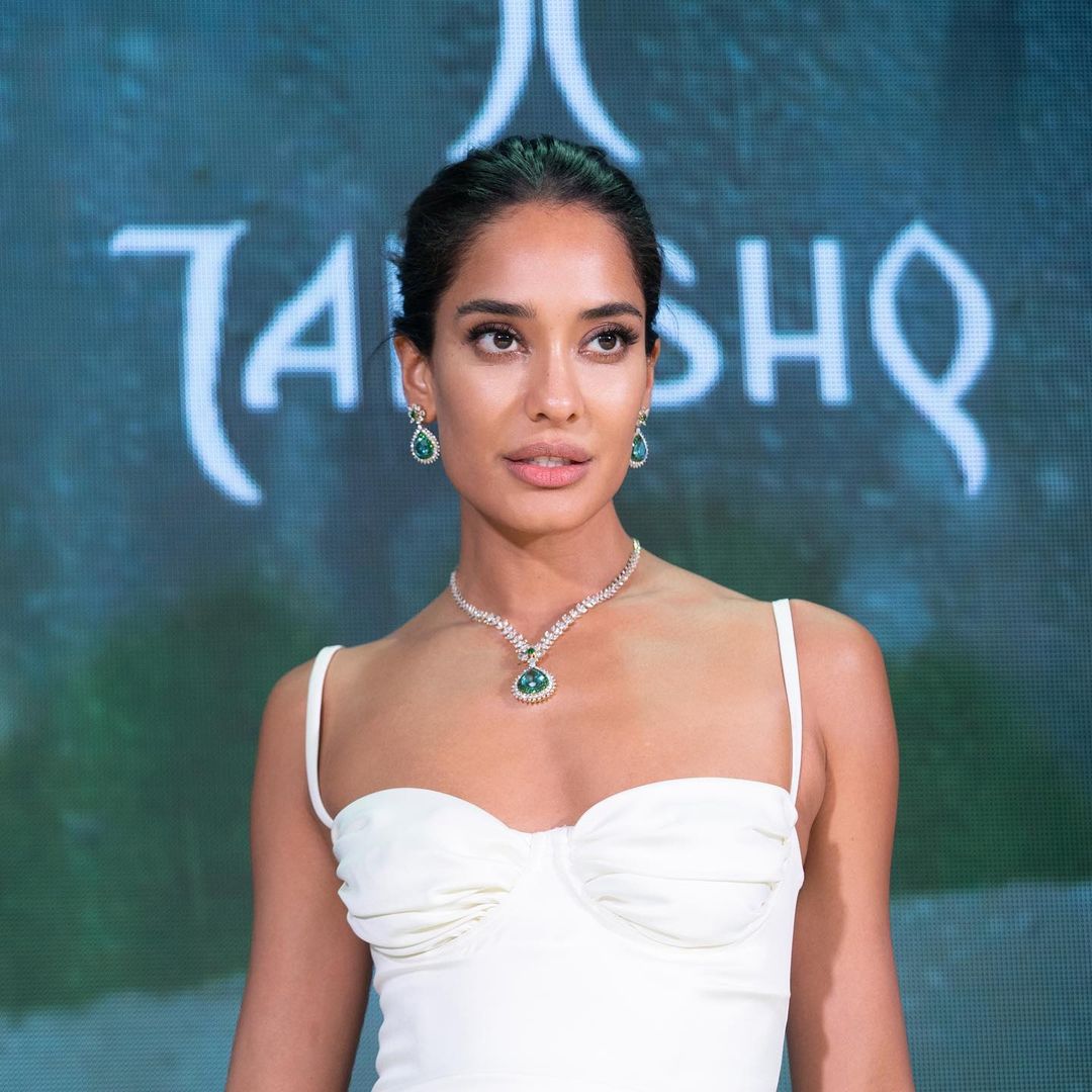 Lisa Haydon in white strappy dress with matching jewellery - Most beautiful Indian Girls