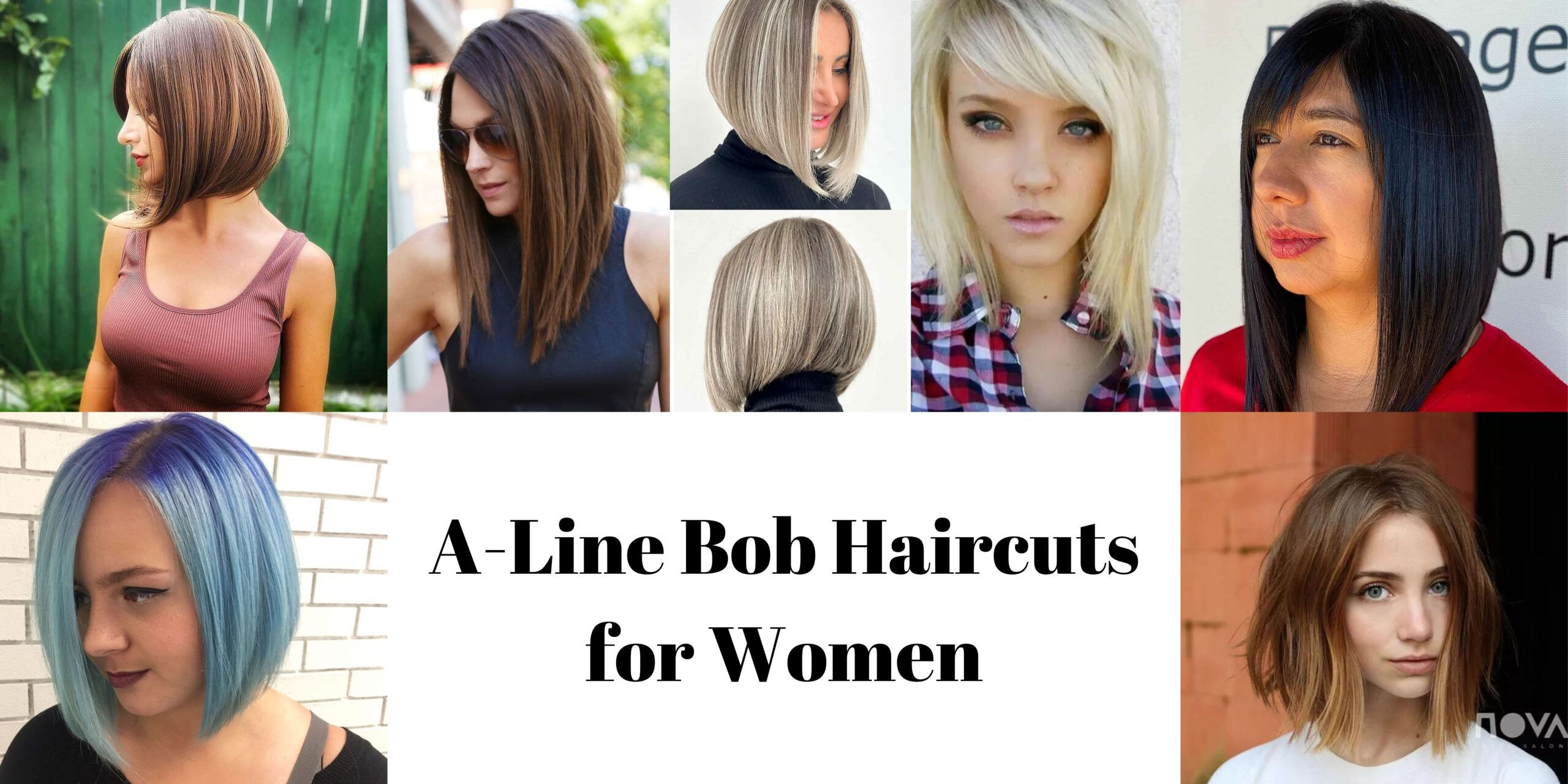 A-Line Bob haircuts for Women