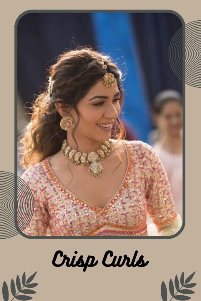 Woman in multicolor traditional dress with matching jewellery and Simple and sleek hairline Woman in multicolor traditional dress with matching jewellery and Simple and sleek hairline - Indian braid hairstyles for short hair