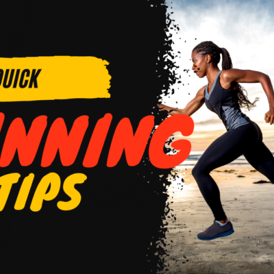 quick running tips - girl is running in her fitting clothes