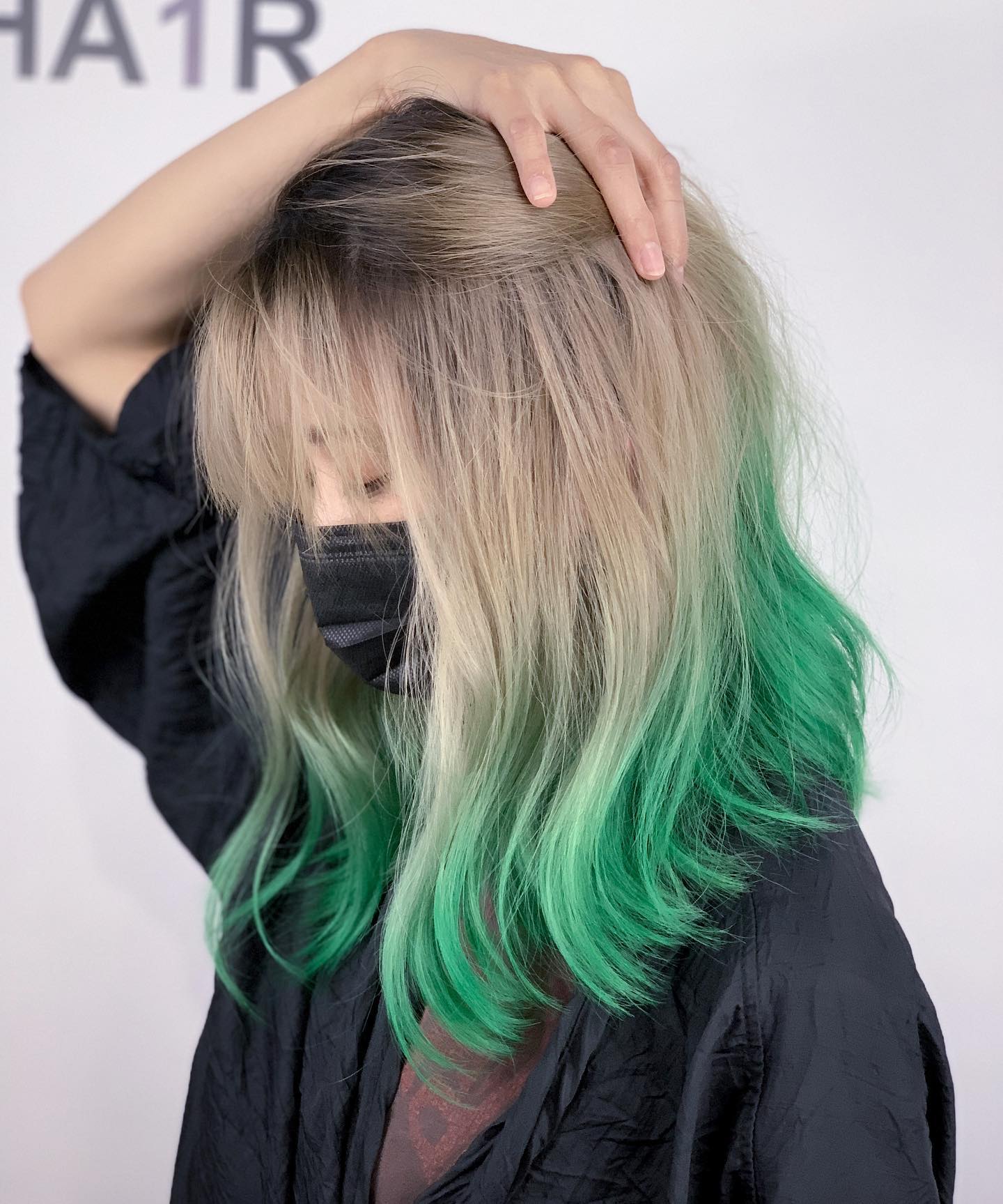 Aggregate 79+ green hair colour highlights latest in.eteachers