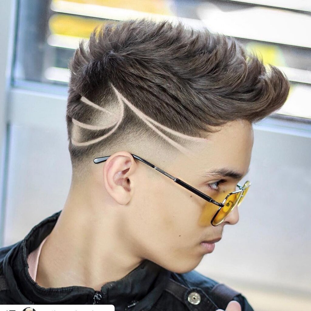 50+ Different Hairstyles for Boys in 2023 13 Double Sideline haircut for school boy