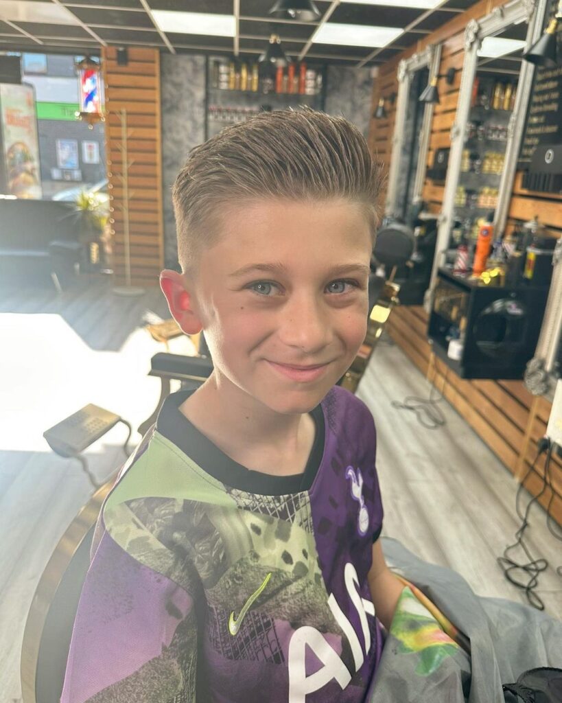 50+ Different Hairstyles for Boys in 2023 14 Front Puff haircut for school boy